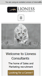 Mobile Screenshot of lionessconsultants.co.uk
